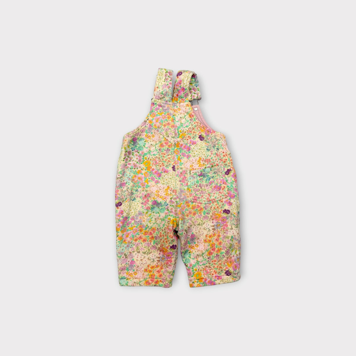 Kip & Co Quilted Floral Overalls, Size 0