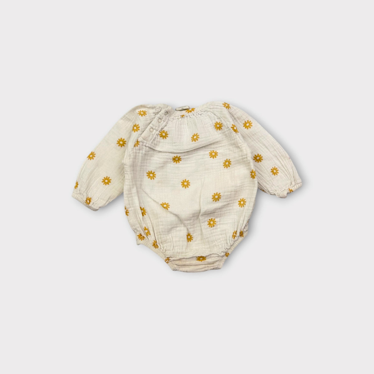 Nature Baby Daisy Muslin Romper, Size 00