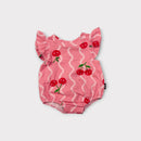 Rock Your Baby Pink Cherry Romper, Size 000