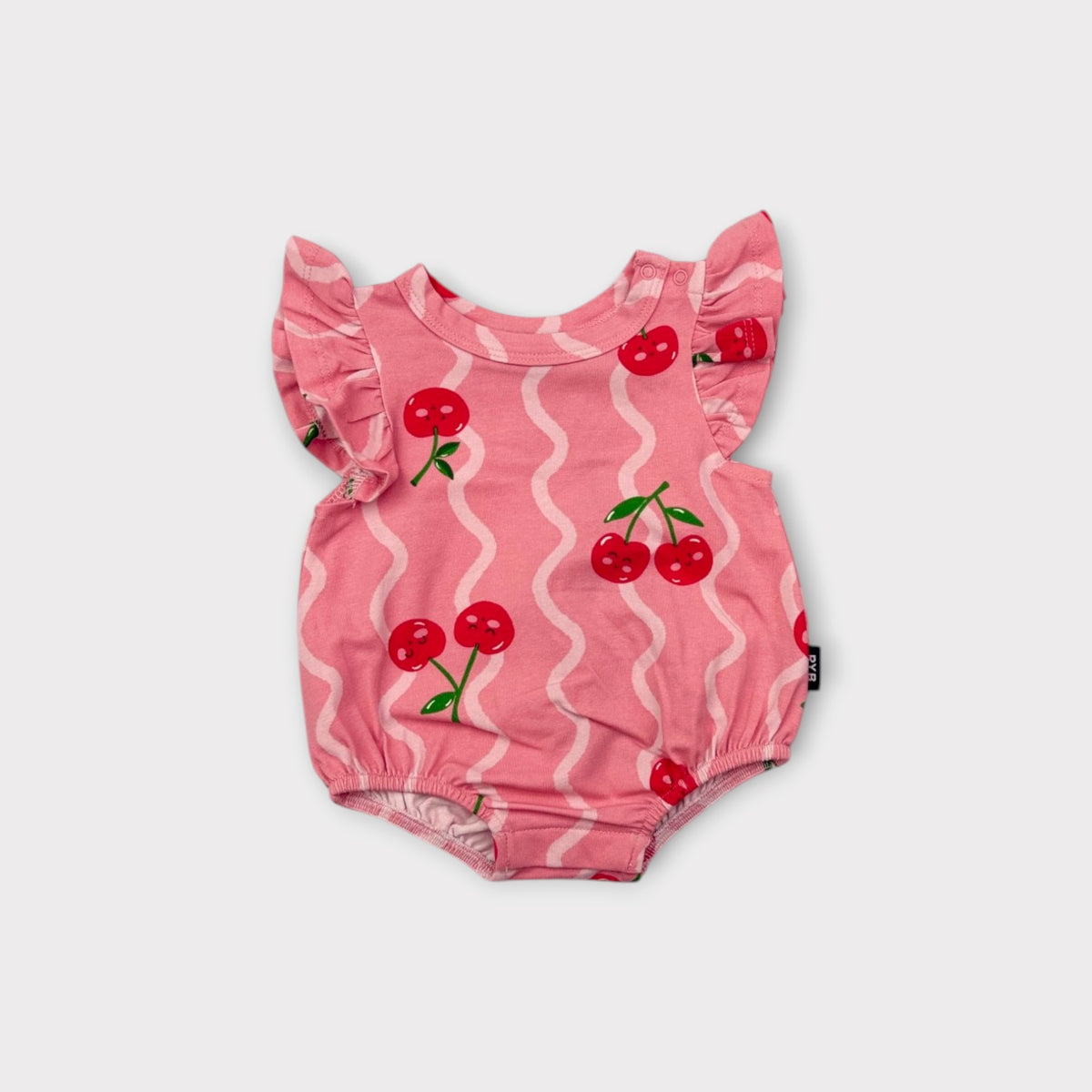 Rock Your Baby Pink Cherry Romper, Size 000