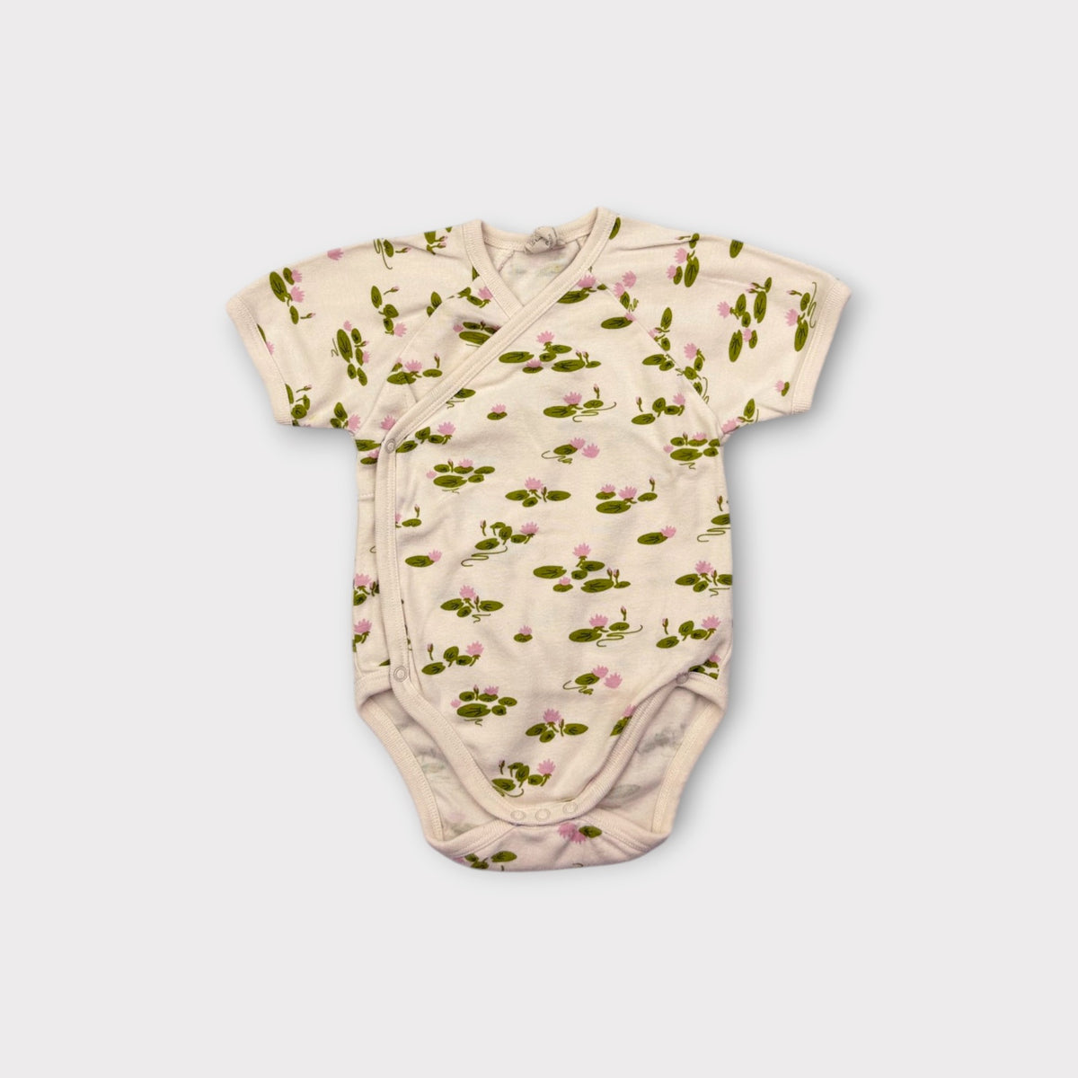 Nature Baby Lilypad Wrap Bodysuit, Size 00