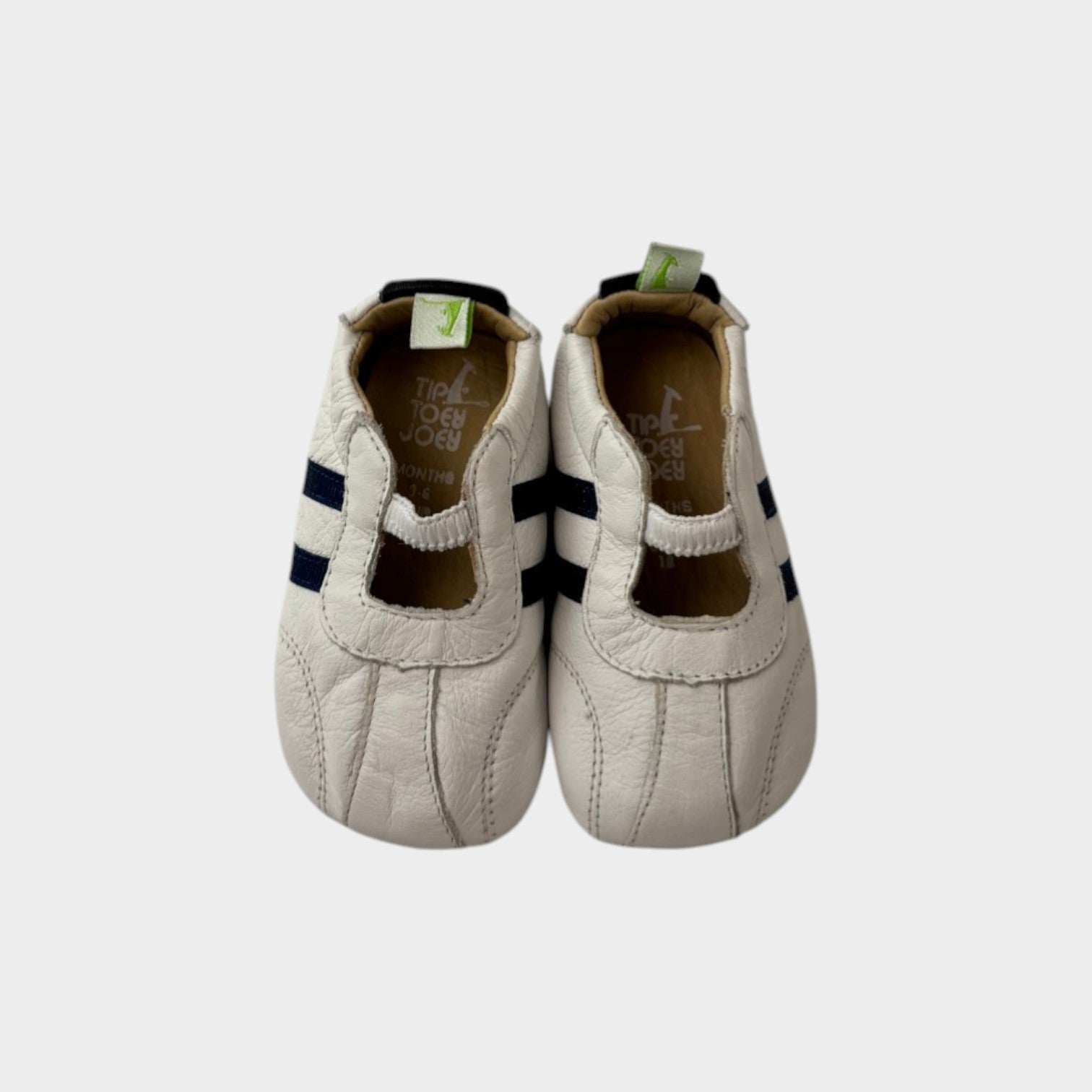Leather Pram Sneaker, Size EU 18