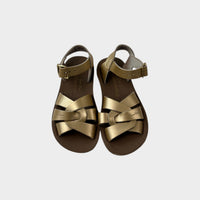 Gold Saltwater Sandals, Size EU 25