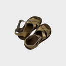 Gold Saltwater Sandals, Size EU 25