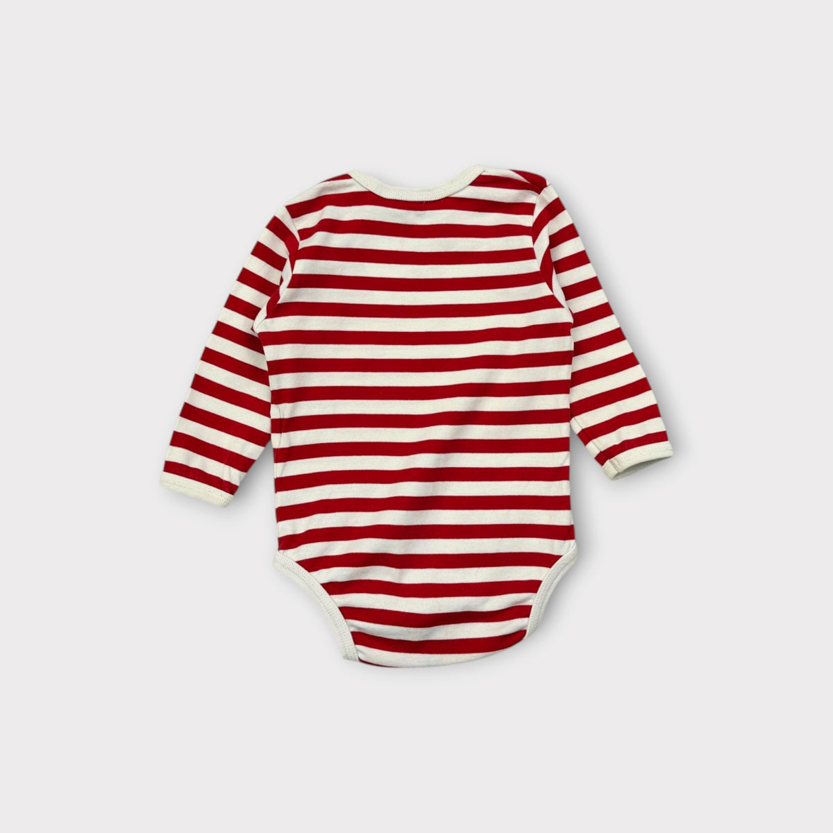 Marrimekko Red & White Stripe Bodysuit, Size 00