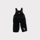 Retro Embroidered Penguin Corduroy Overalls, Size 00