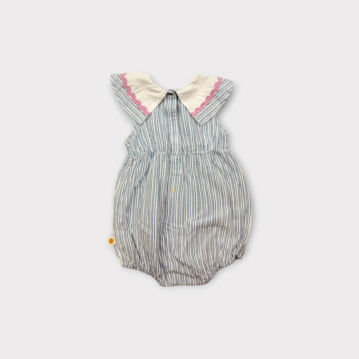 Goldie & Ace Stripe Sailor Romper, Size 0