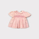 Vintage Pink Smocked Dress, Size 00