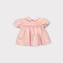 Vintage Pink Smocked Dress, Size 00