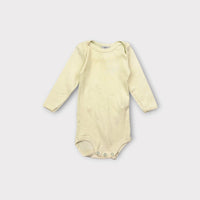 Petit Bateau Cream Bodysuit, Size 00