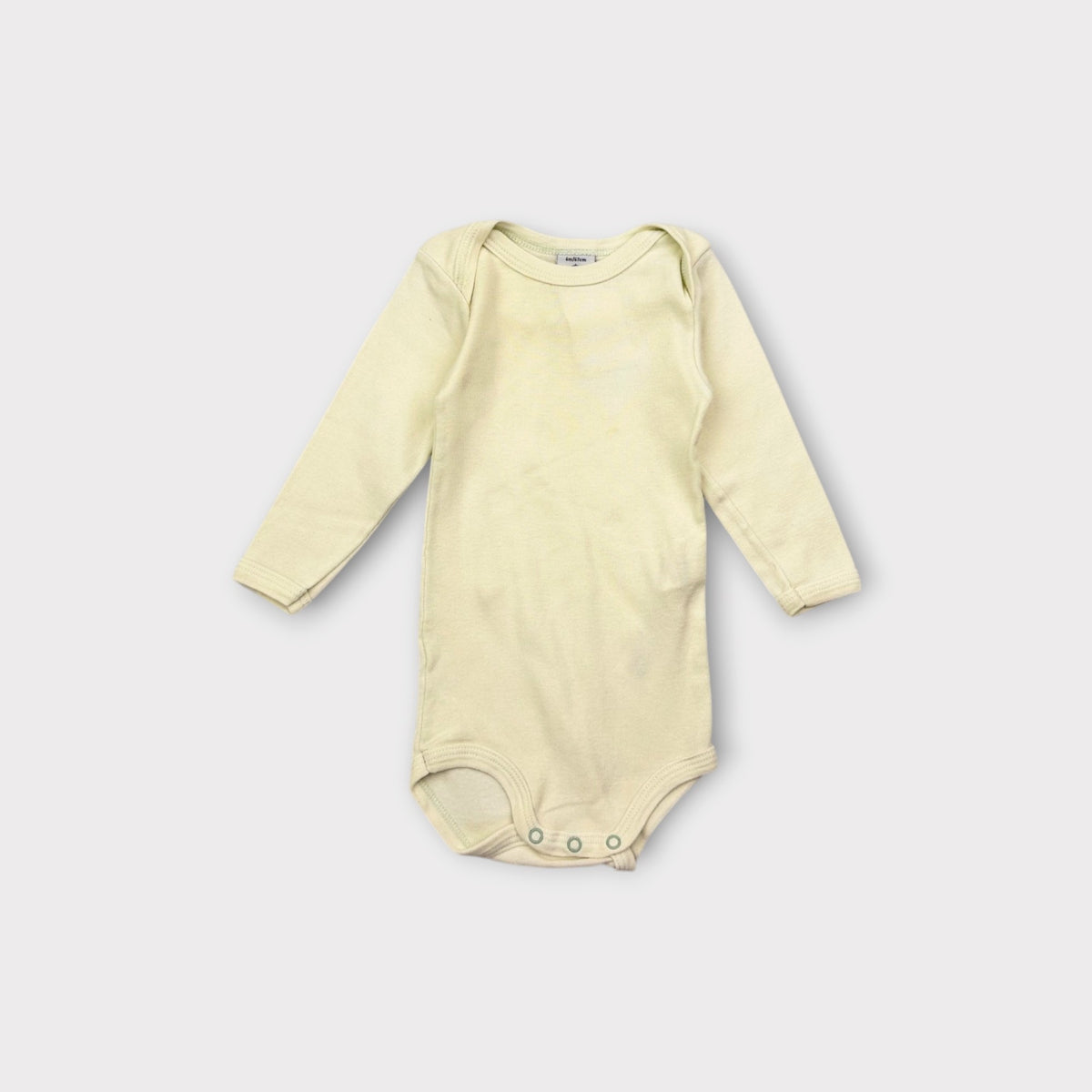 Petit Bateau Cream Bodysuit, Size 00
