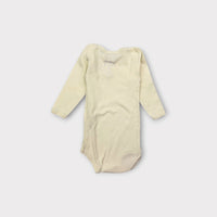 Petit Bateau Cream Bodysuit, Size 00