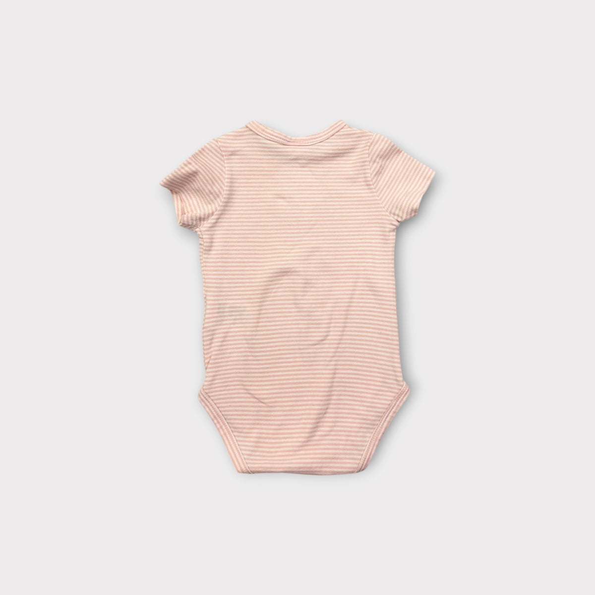 Seed Heritage Pink Stripe Bodysuit, Size 000