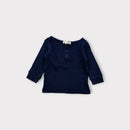 Purebaby Ribbed Long Sleeve, Size 00
