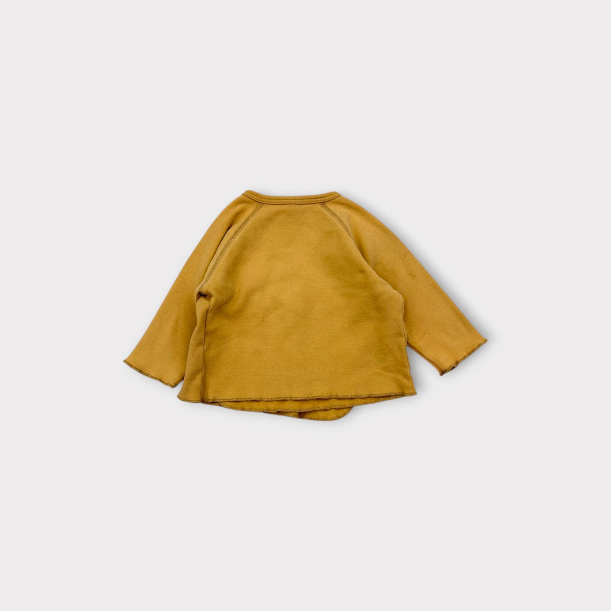 Quincy Mae Mustard Matching Set, Size 00