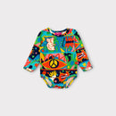 Halcyon Nights x Jenny Kee Bodysuit, Size 00