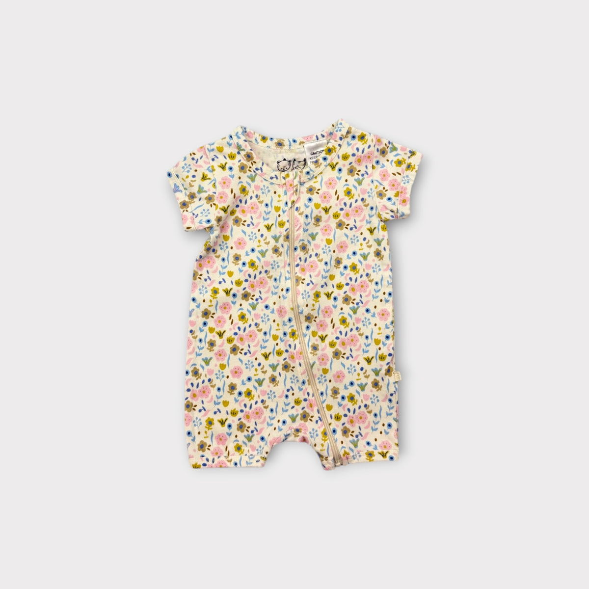 Wilson & Frenchy Floral Romper, Size 000