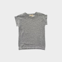 Miann & Co Grey Knit Top, Size 2