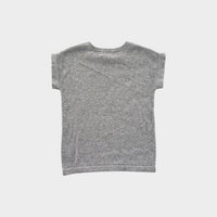Miann & Co Grey Knit Top, Size 2