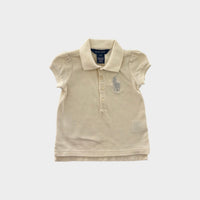 RL Cream Polo Shirt, Size 2