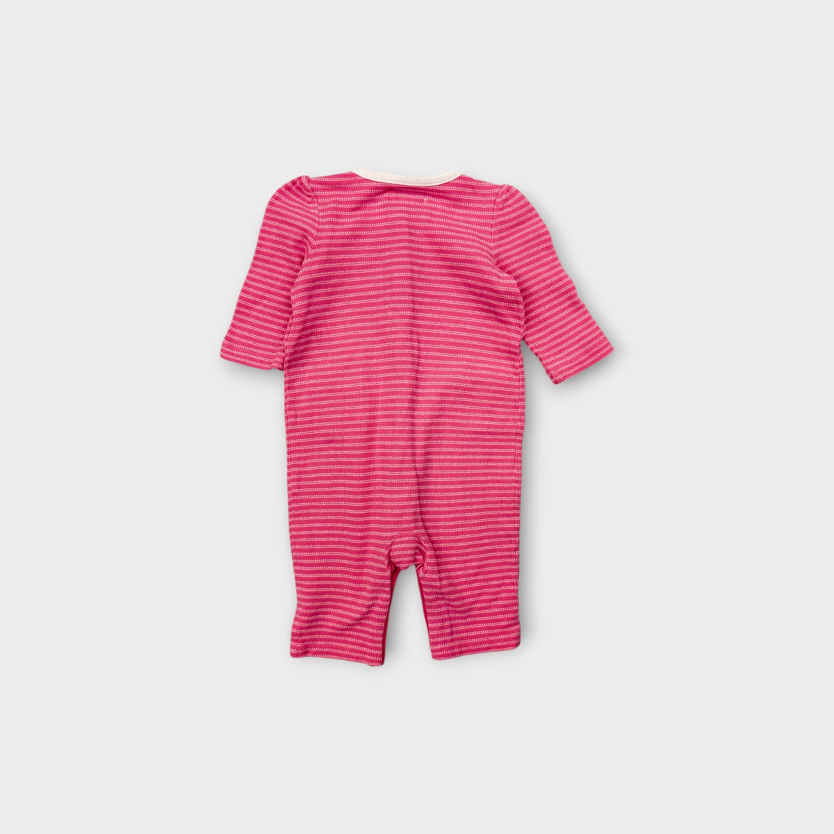 Ralph Lauren Pink Stripe Onesie, Size 000