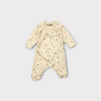 Nature Baby Floral Pointelle Wrap Onesie, Size 0000