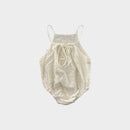 Illoura White Cotton Romper, Size 2