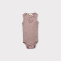 Jamie Kay Dusty Pink Ribbed Bodysuit, Size 000