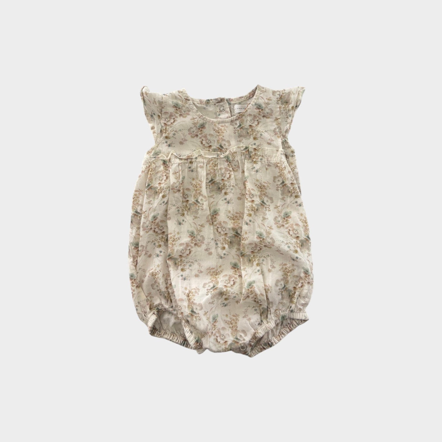Jamie Kay Floral Romper & Headband, Size 2