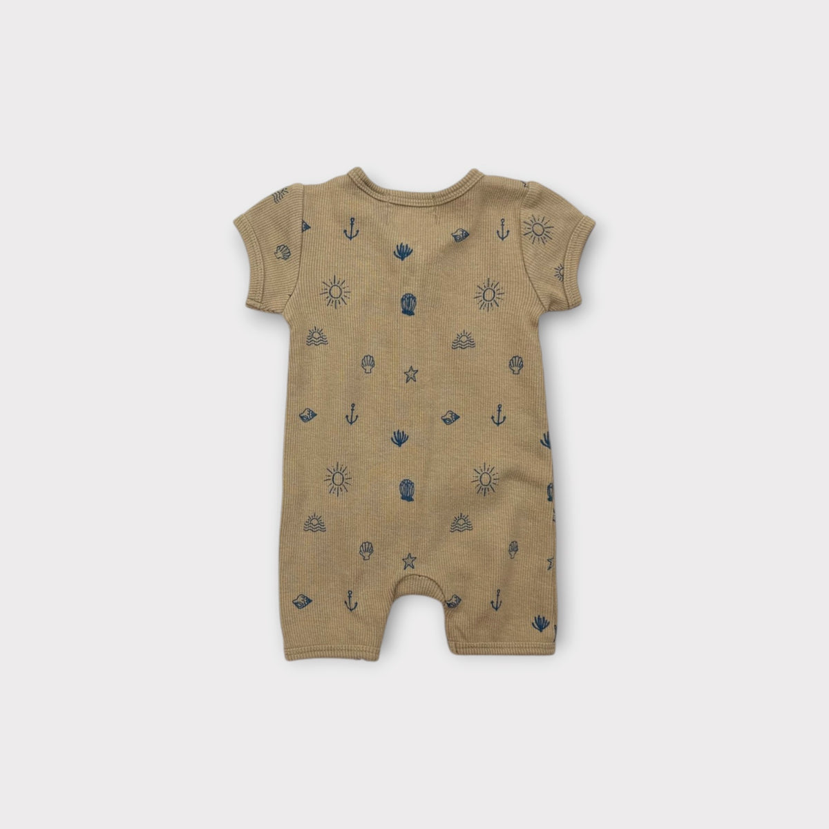 Wilson & Frenchy Sea Print Romper, Size 0000