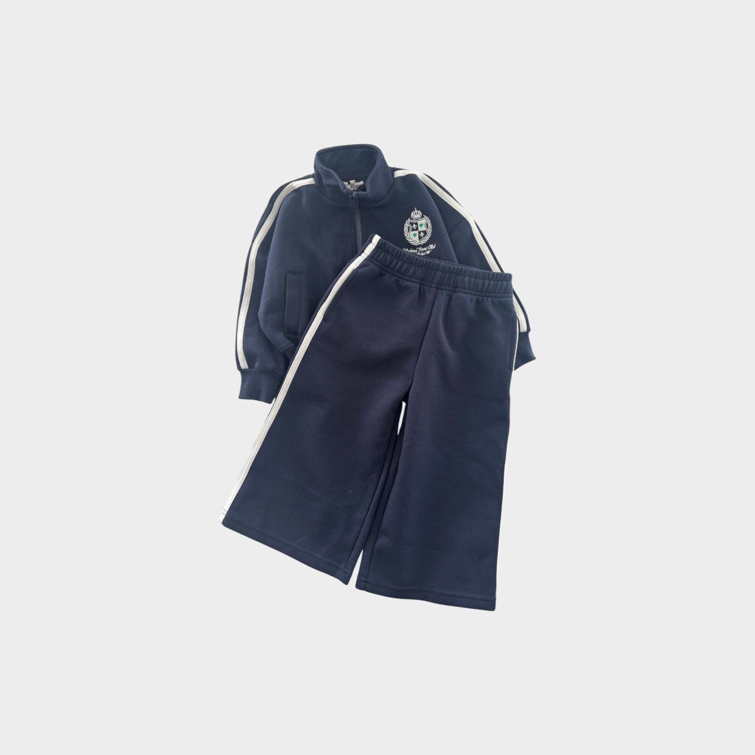 Navy Sports Tracksuit Set, Size 2