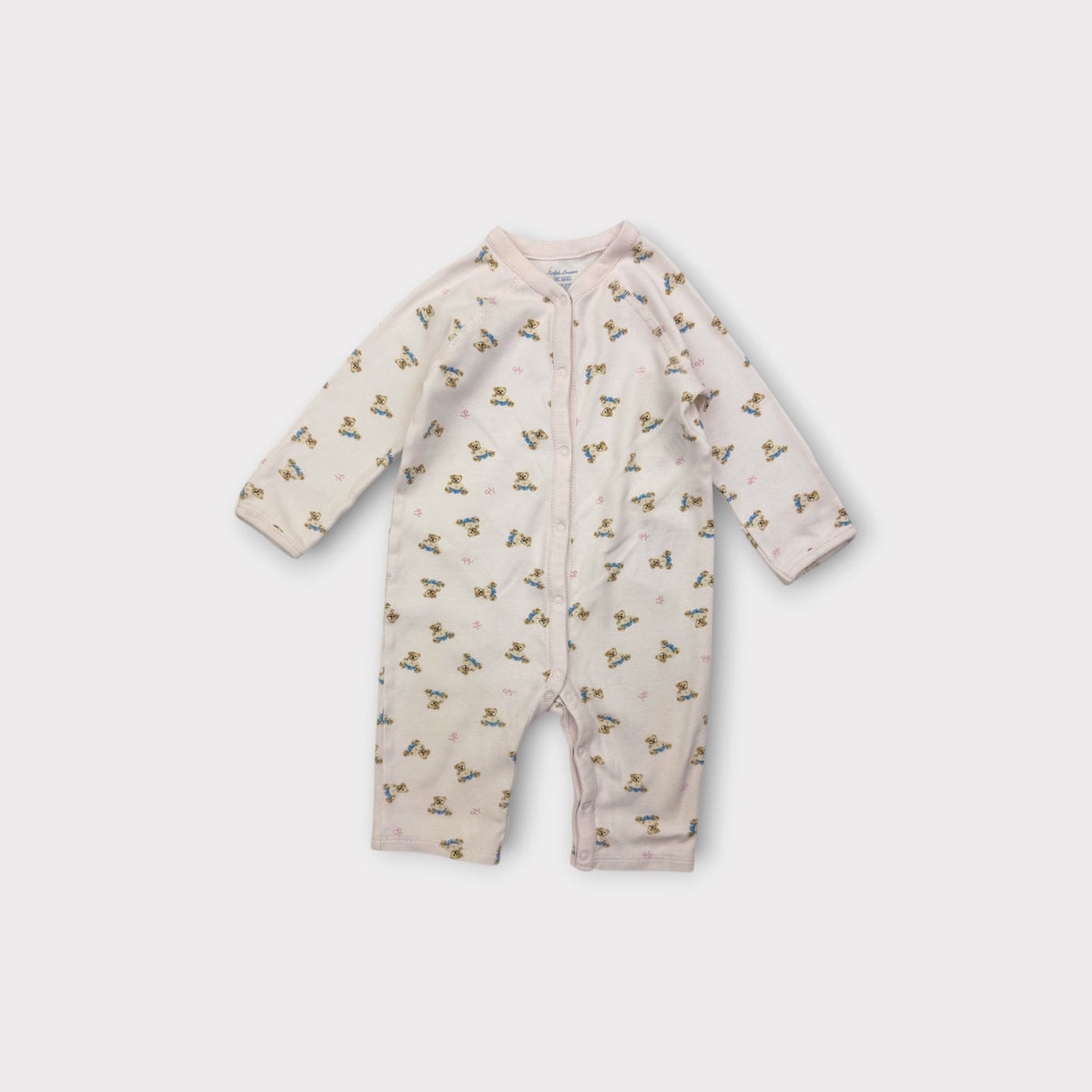 Ralph Lauren Polo Teddy Onesie, Size 00