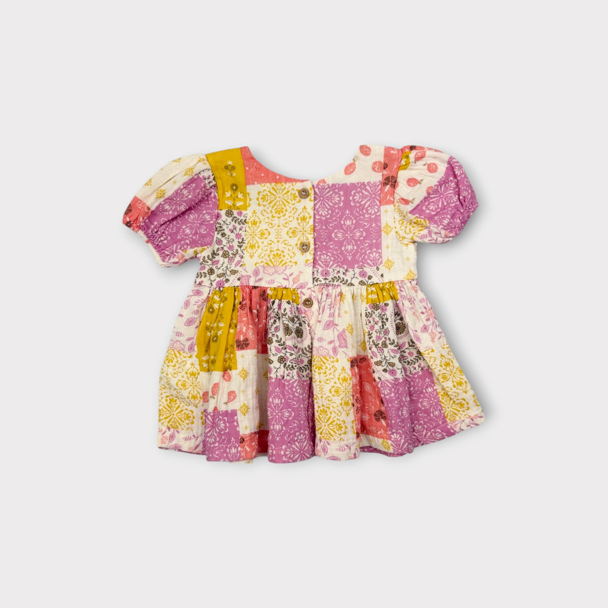 Purebaby Patchwork Dress, Size 000
