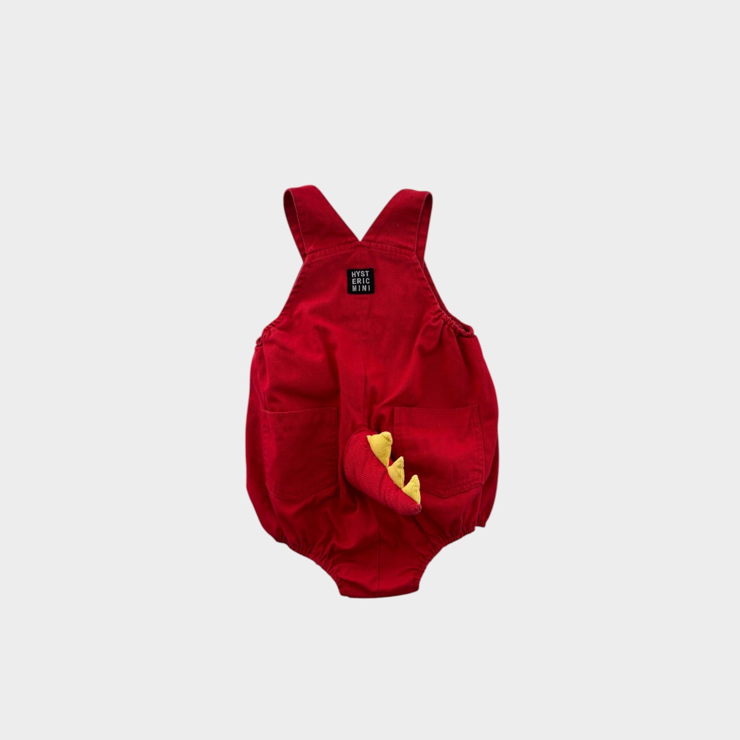 Hysteric Mini Red Dino Tail Romper, Size 2-3