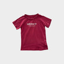 Adidas Maroon Logo T-Shirt, Size 2