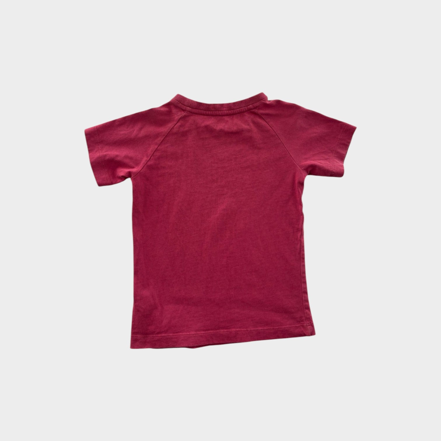 Adidas Maroon Logo T-Shirt, Size 2