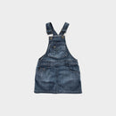 Fred Bare Denim Pinafore Dress, Size 2