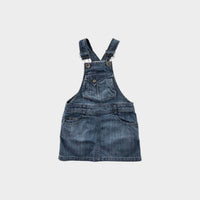 Fred Bare Denim Pinafore Dress, Size 2