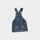 Fred Bare Denim Pinafore Dress, Size 2