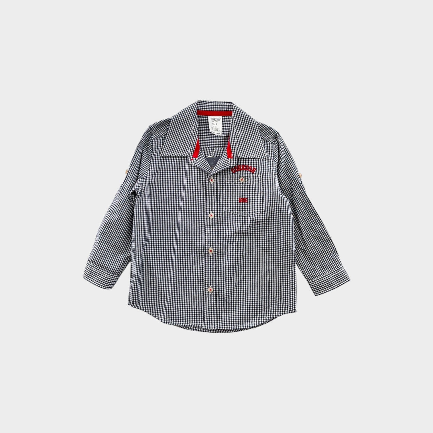 Oshkosh B'Gosh Gingham Shirt, Size 2