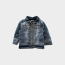 Retro Pumpkin Patch Denim Jacket, Size 2
