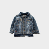 Retro Pumpkin Patch Denim Jacket, Size 2