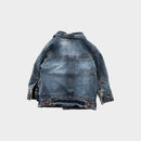Retro Pumpkin Patch Denim Jacket, Size 2