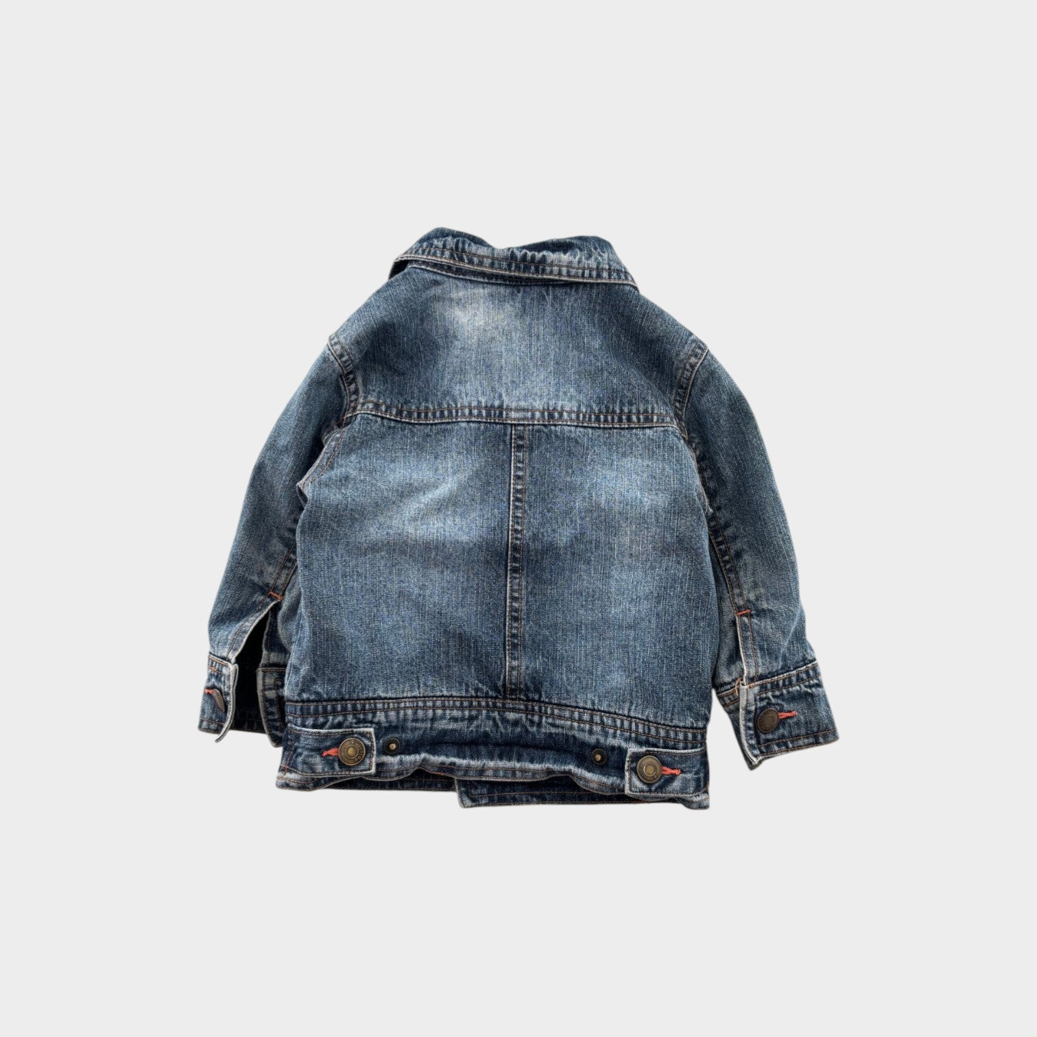 Retro Pumpkin Patch Denim Jacket, Size 2