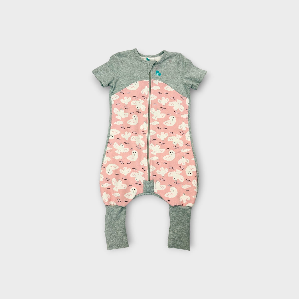 Love to Dream 1.0 Tog Pink Bird Sleep Suit, Size 1