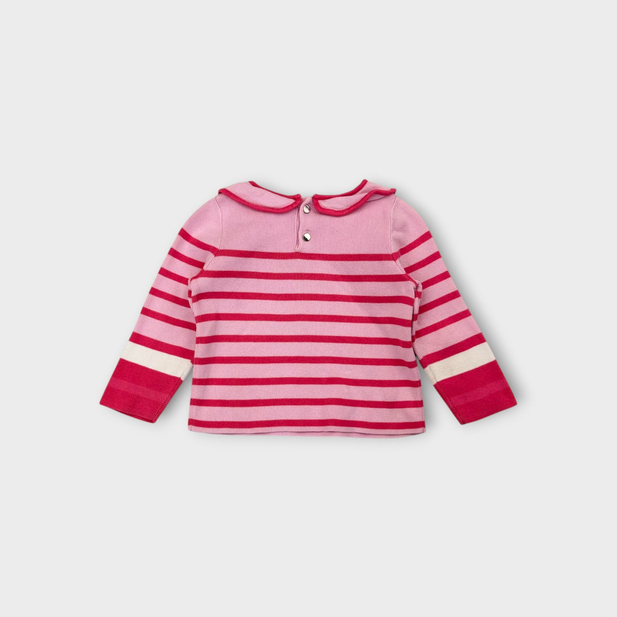 Jacadi Stripe Knit Top, Size 1