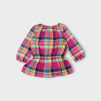 Ralph Lauren Plaid Blouse, Size 1