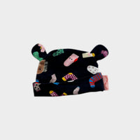 Halcyon Night Sock Print Beanie, Size 000