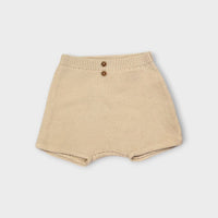 Quincy Mae Beige Knit Shorts, Size 18M