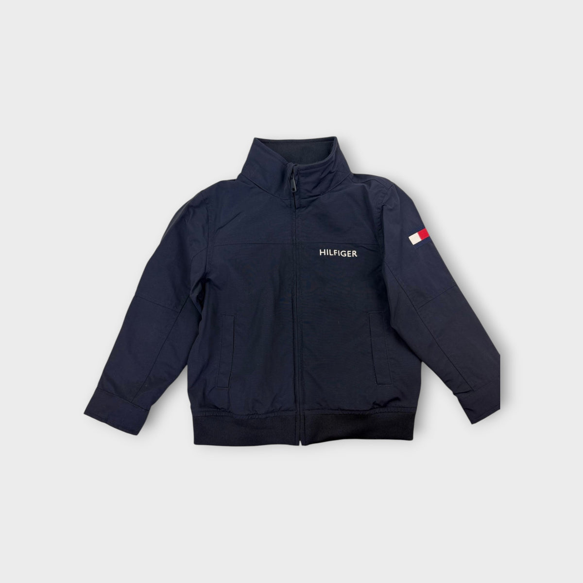 Tommy Hilfiger Navy Zip Jacket, Size 4-5